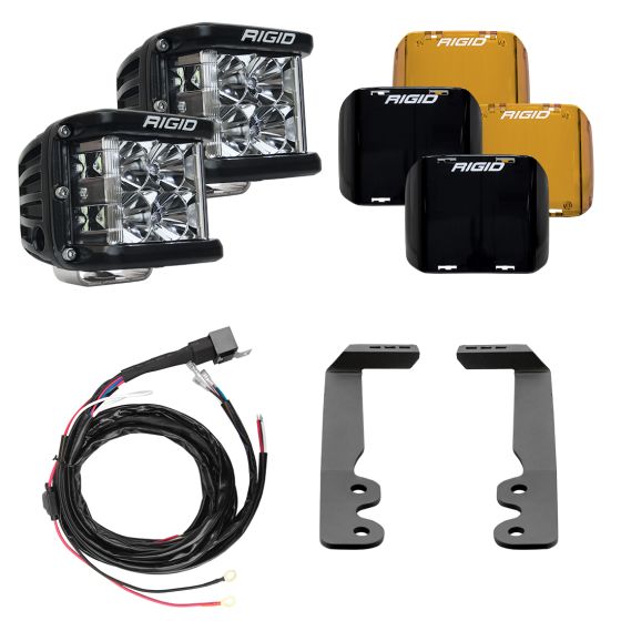 RIGID INDUSTRIES | Tundra 3rd Gen 2022-2025 D-SS Series A-Pillar Lighting Kit (46808)