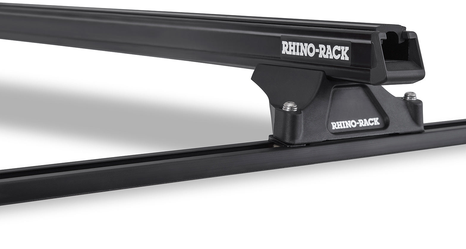 RHINO RACK | Heavy Duty RLTP Trackmount Black 2 Bar Roof Rack (JA8701)