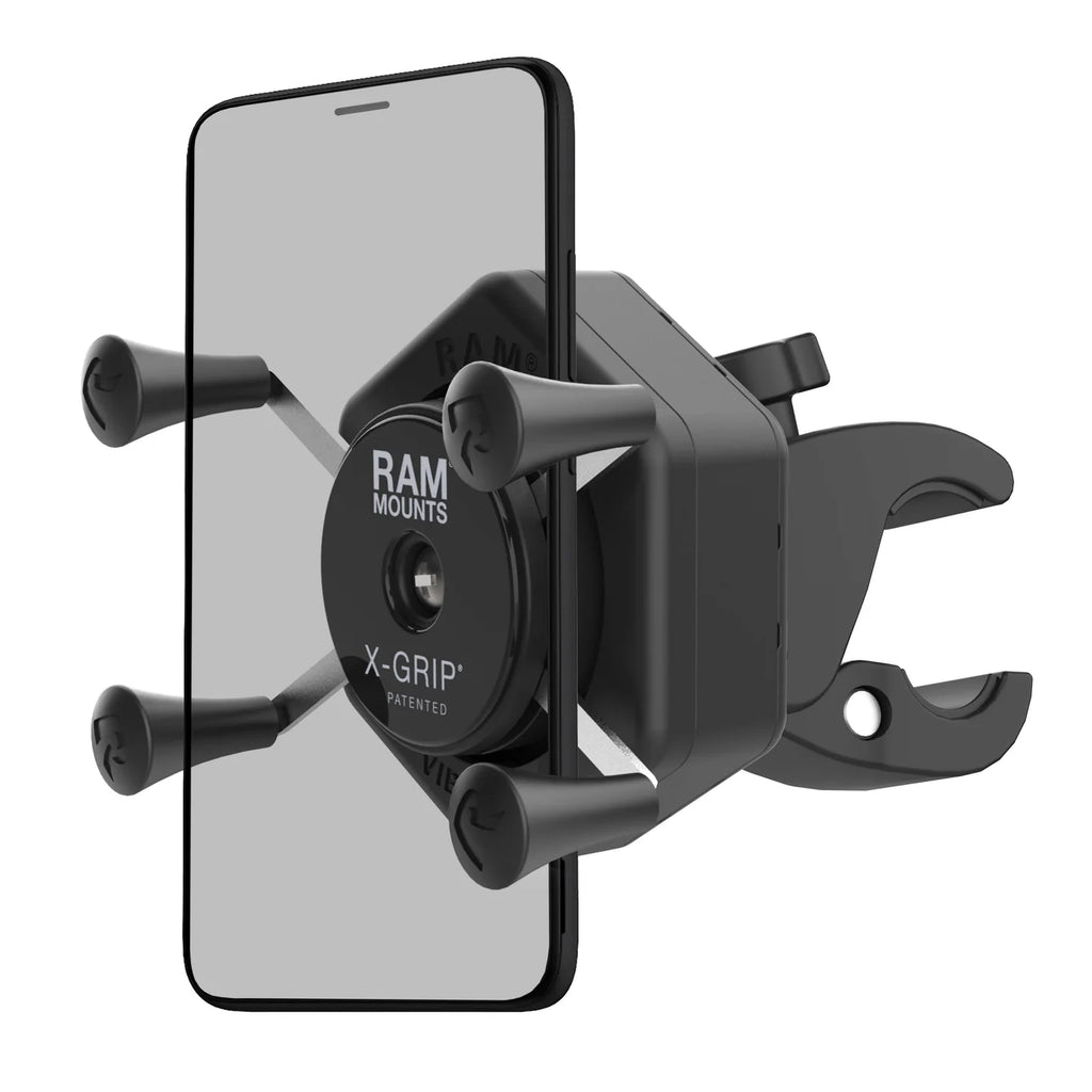 RAM MOUNTS | RAM X-Grip Phone Mount with Vibe-Safe & Small Tough-Claw