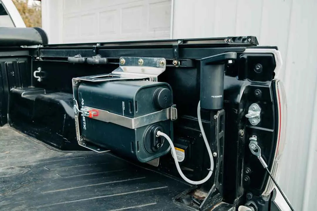 BELLFAB | Tacoma 3rd Gen (2016 - Present) Bed Rail Adapter Plate For Dometic Water Jug Mount