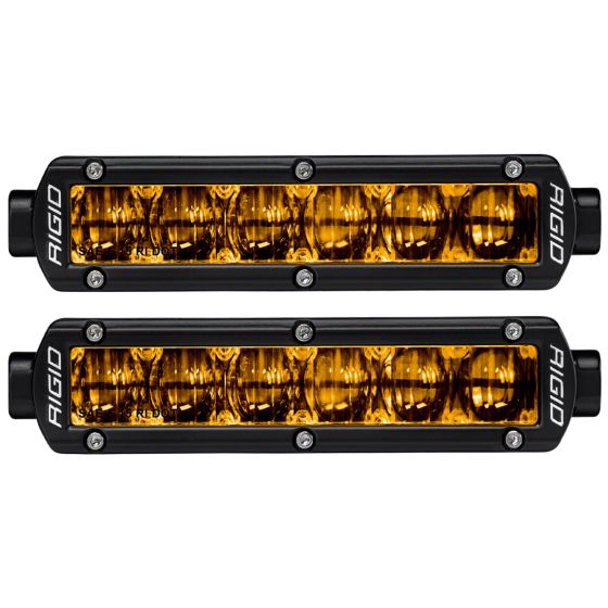 RIGID INDUSTRIES | SR-Series Pro DOT/SAE J583 6 Inch Fog Light Selective Yellow Surface Mount | Pair (906704)