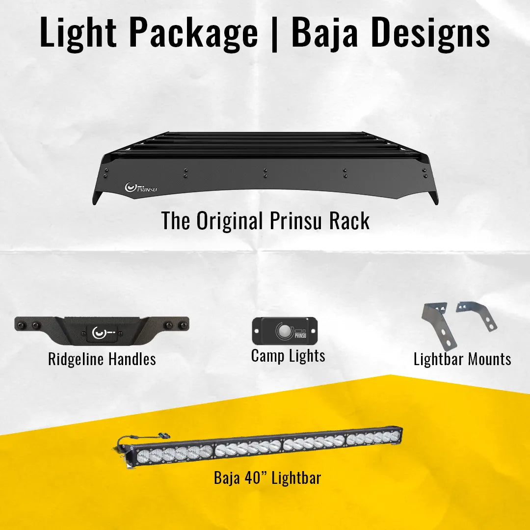 PRINSU DESIGNS | Original Prinsu Rack Light Package Baja Designs