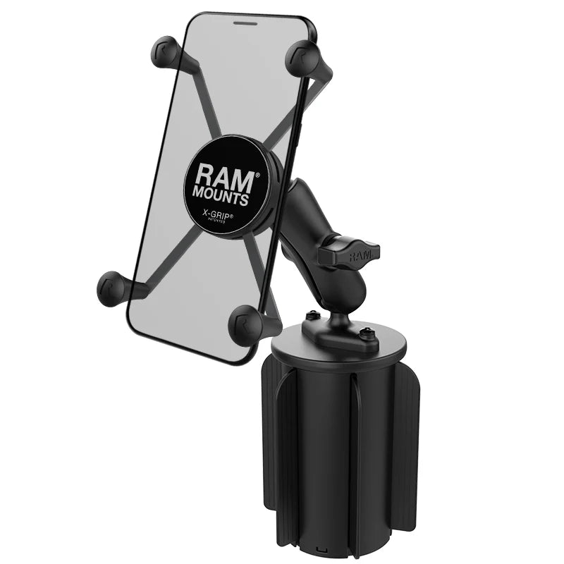 RAM MOUNTS | RAM X-Grip Large Phone Mount with RAM-A-CAN II Cup Holder Base