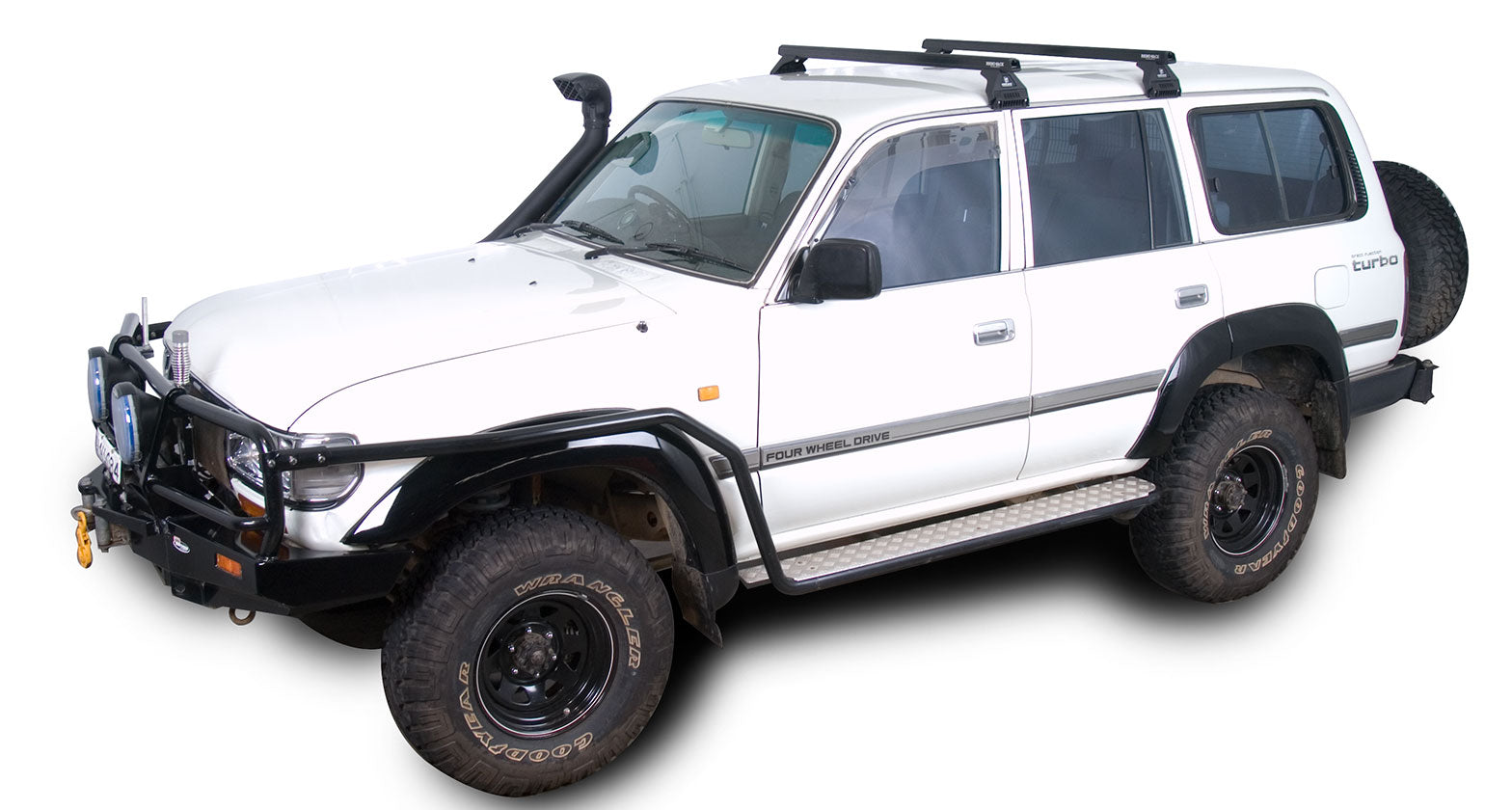 RHINO RACK |  Heavy Duty RL110 Black 2 Bar Roof Rack (JA0631)