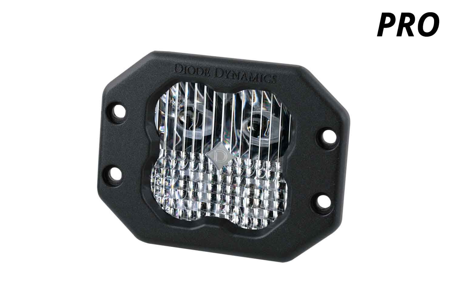 DIODE DYNAMICS | SS3 SAE/DOT White Pro Flush Mount LED Pod (One)