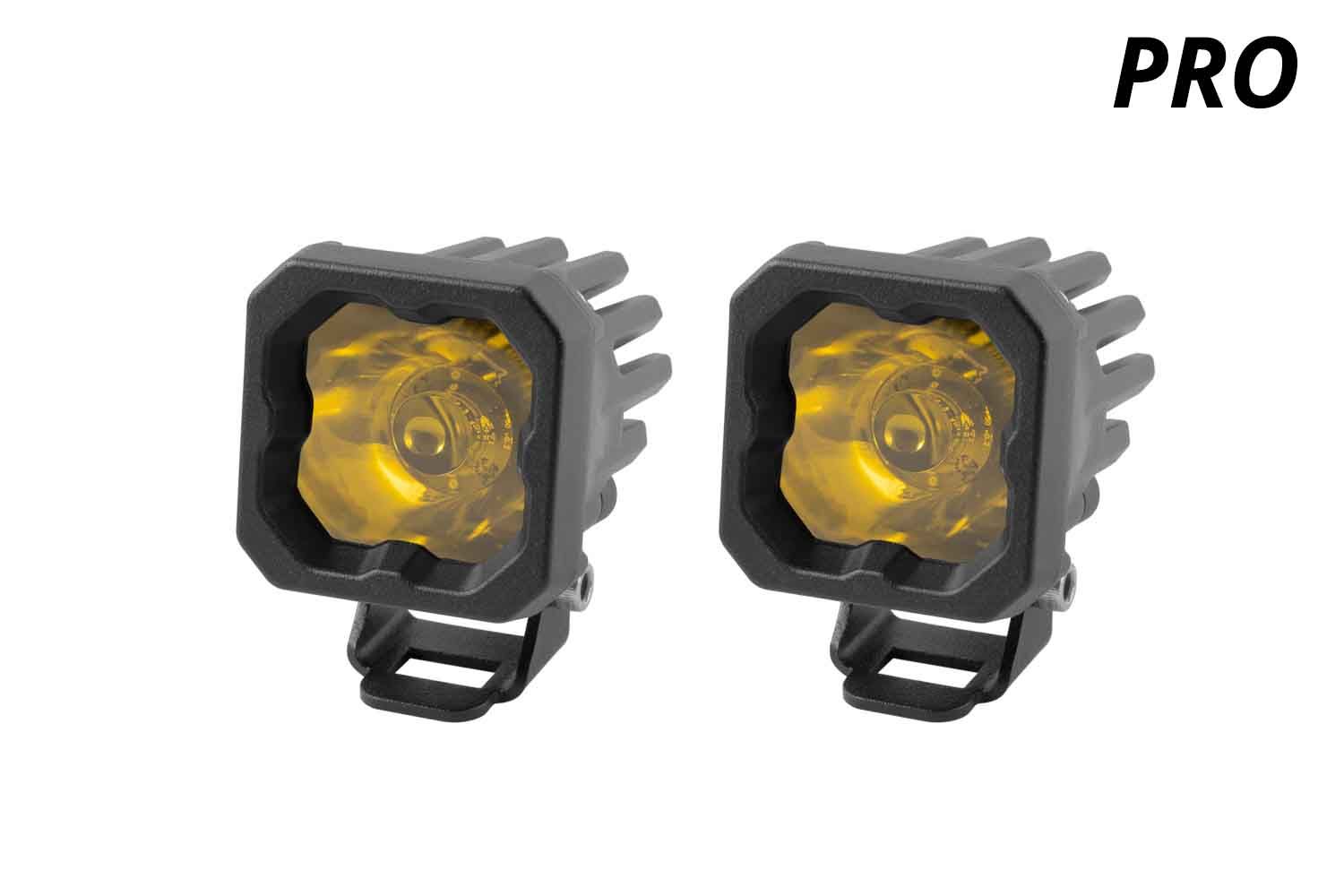 DIODE DYNAMICS | SSC1 Yellow Pro Standard LED Pod (Pair)