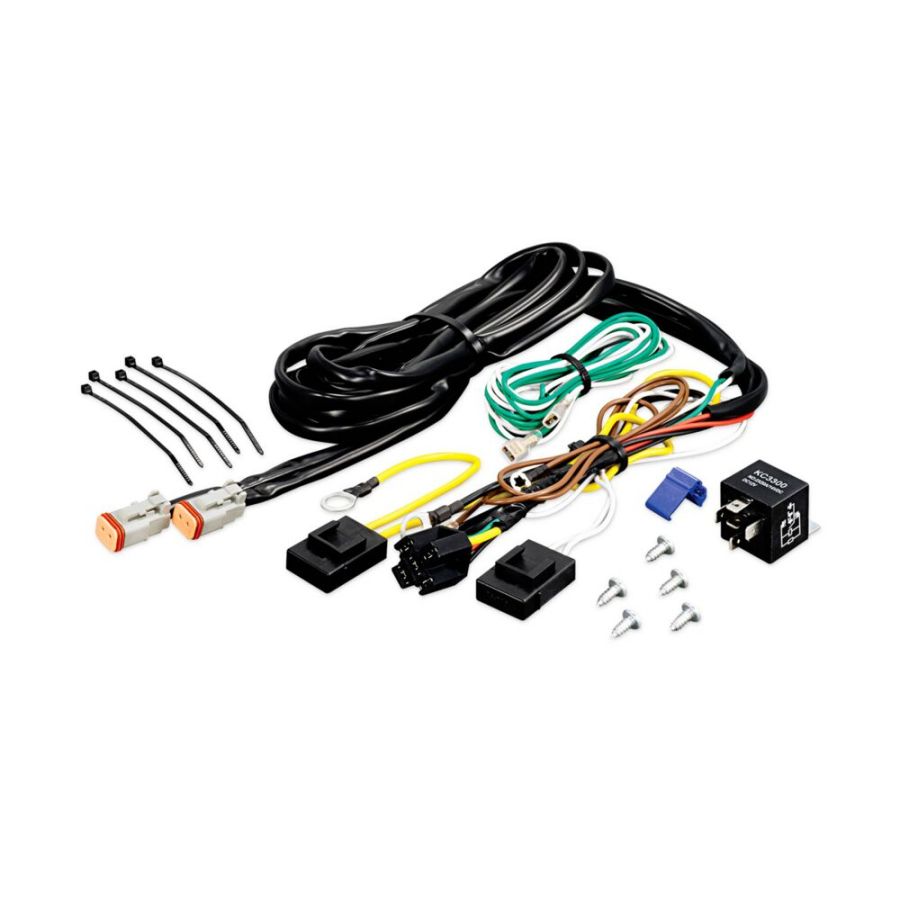 KC HILITES | Add-On Wiring Harness - Add 1-2 Lights - 2-Pin Deutsch Connectors (6316)