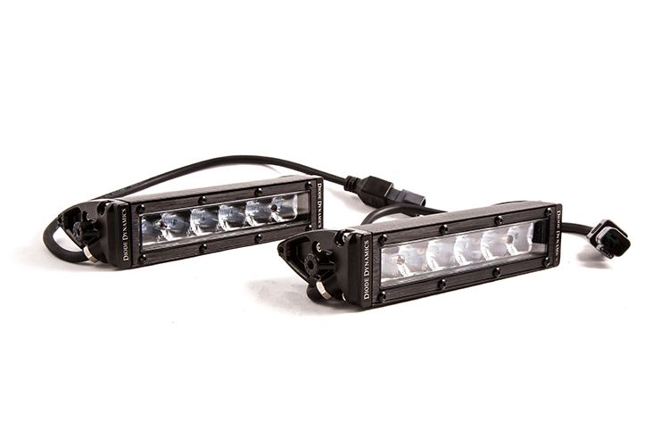 DIODE DYNAMICS | Stage Series 6" SAE/DOT White Light Bar (Pair)