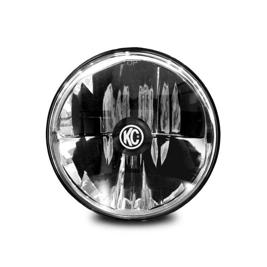KC HILITES | 7" Gravity LED DOT Headlight - Driving Beam - Single - Universal / 97-06 Jeep TJ (4236)