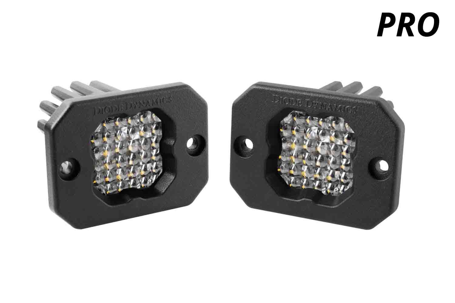 DIODE DYNAMICS | SSC1 White Pro Flush Mount LED Pod (Pair)