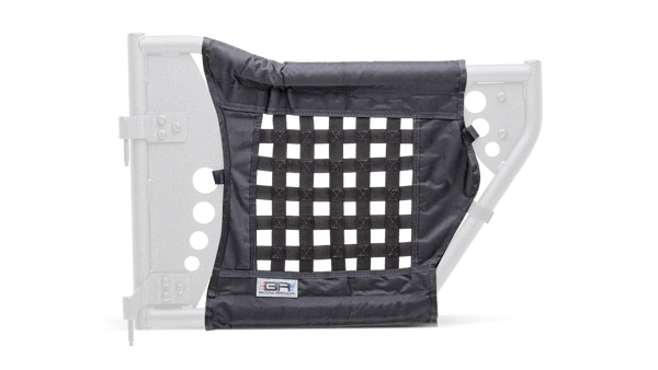 BODY ARMOR 4X4 | REPLACEMENT WEBBING KIT FOR JK-6140/JL-6150 TRAIL DOORS, BLACK (SET OF TWO) (JK-6140-WEB)