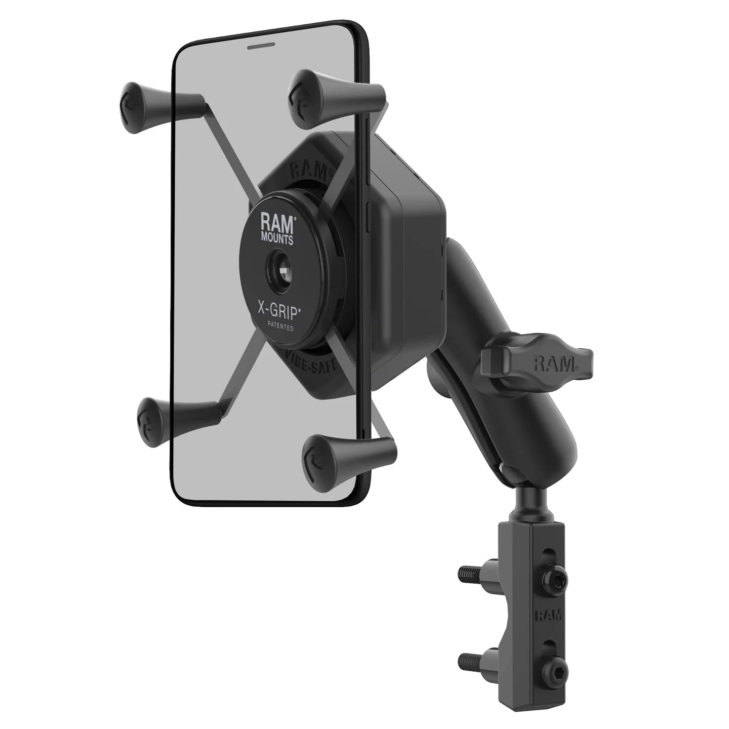 RAM MOUNTS | RAM X-Grip Large Phone Mount with Vibe-Safe & Reservoir Base
