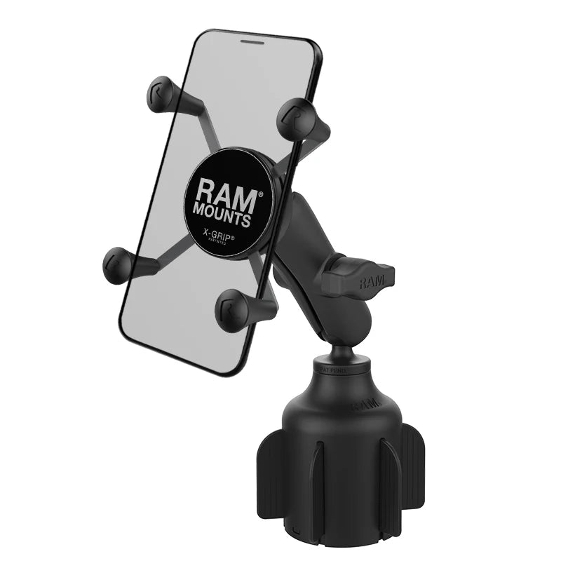 RAM MOUNTS | RAM X-Grip Phone Mount with RAM Stubby Cup Holder Base