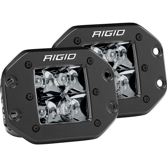 RIGID INDUSTRIES | D-Series Pro Spot Midnight Pair Flush Mount (212213BLK)