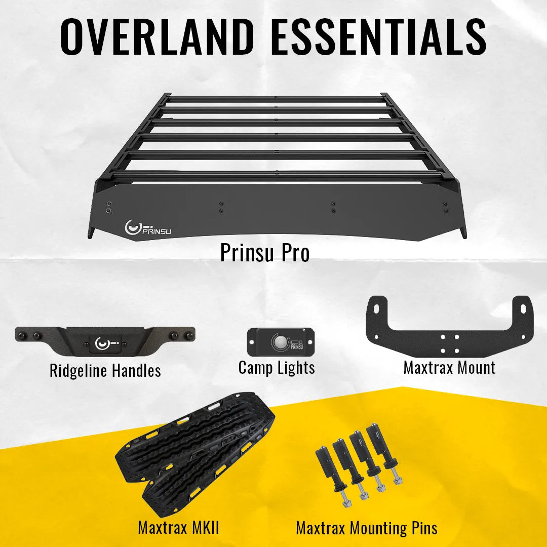 PRINSU DESIGNS | Overland Essentials Pro Rack Bundle