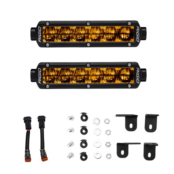 RIGID INDUSTRIES | Tundra 2022-25, Sequoia 2023-25, Tacoma 2024-25, 4Runner 2025 Selective Yellow SAE fog light kit (37201)