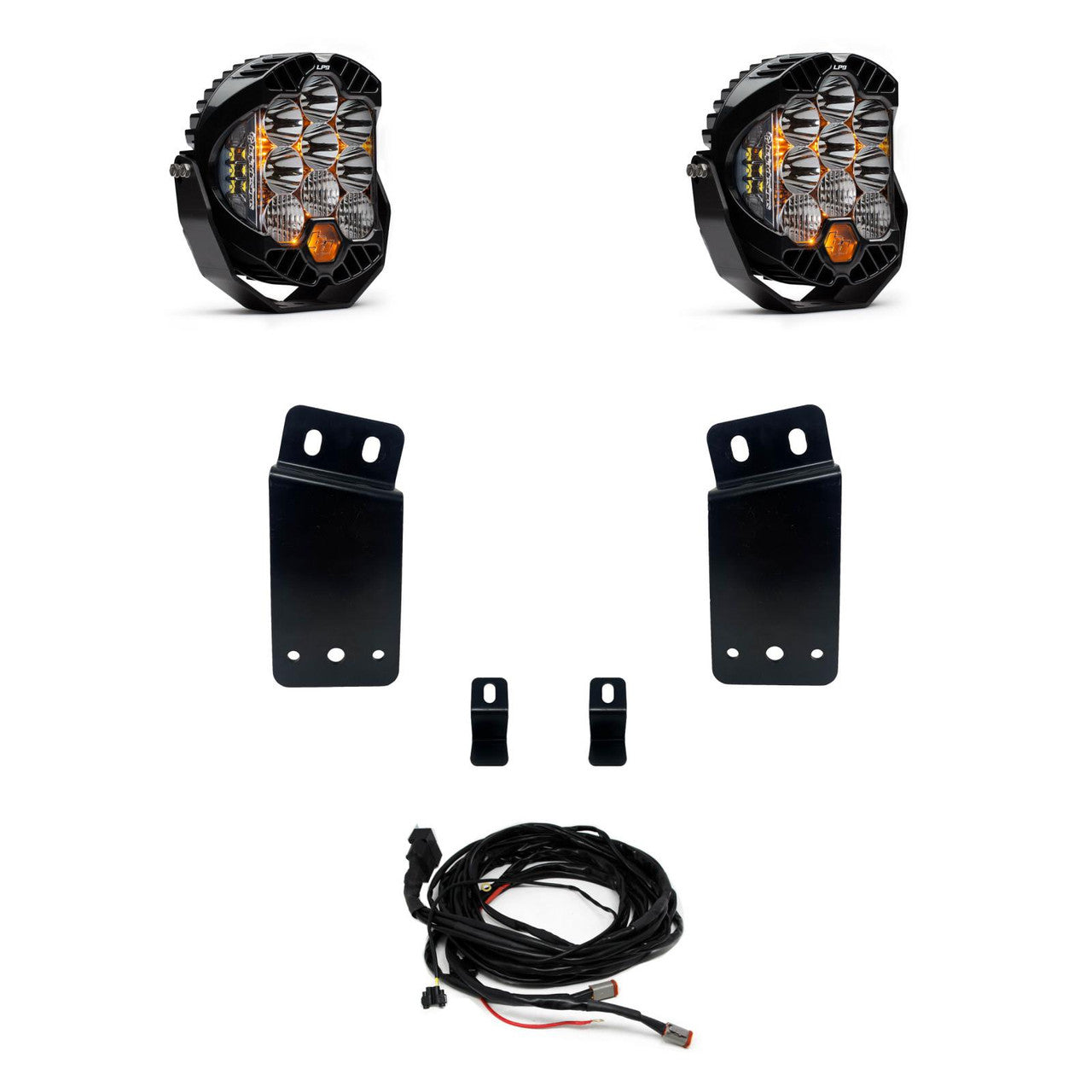 BAJA DESIGNS | RAM 1500 Rebel 2019-2024 & 1500 TRX 2021-2024 LP9 Pro Bumper Light Kit (448044)