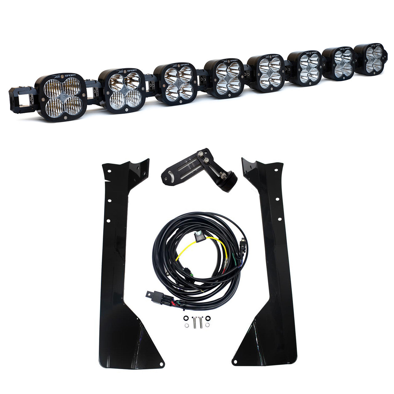 BAJA DESIGNS | Jeep Wrangler JK 2007-2018 JK XL Linkable Roof Mount Light Kit (447099)