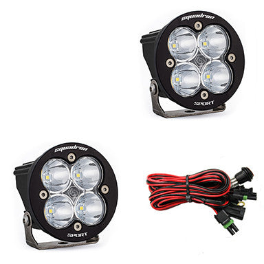 BAJA DESIGNS | Squadron-R Sport Black LED Auxiliary Light Pod Pair Universal