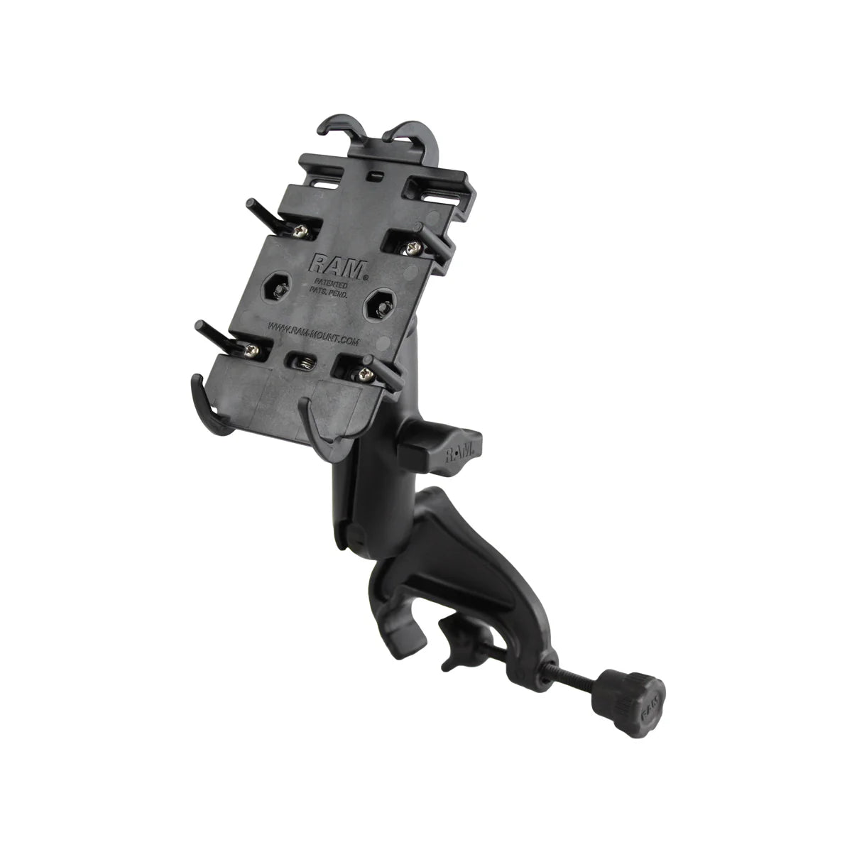 RAM MOUNTS | RAM Quick-Grip Phone Mount with Yoke Clamp Base