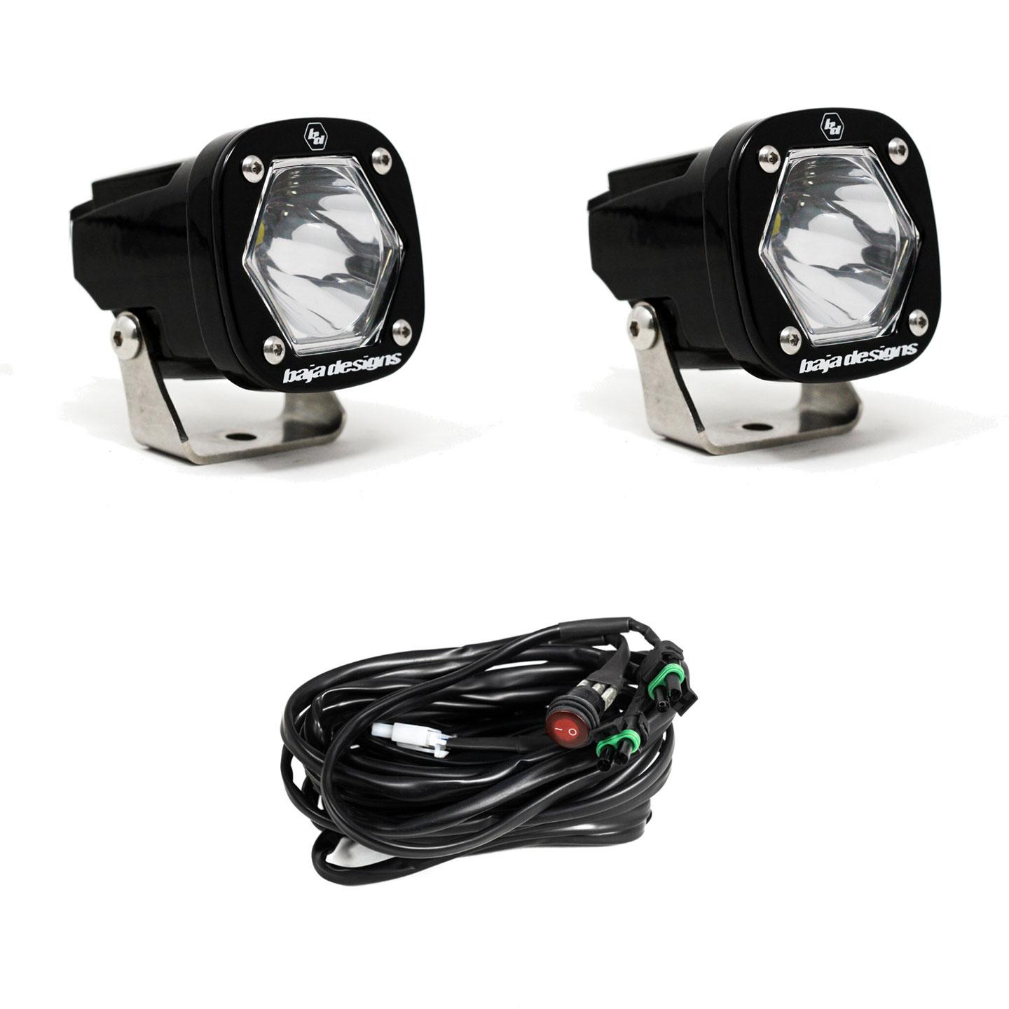 BAJA DESIGNS | S1 Black LED Auxiliary Light Pod Pair Universal