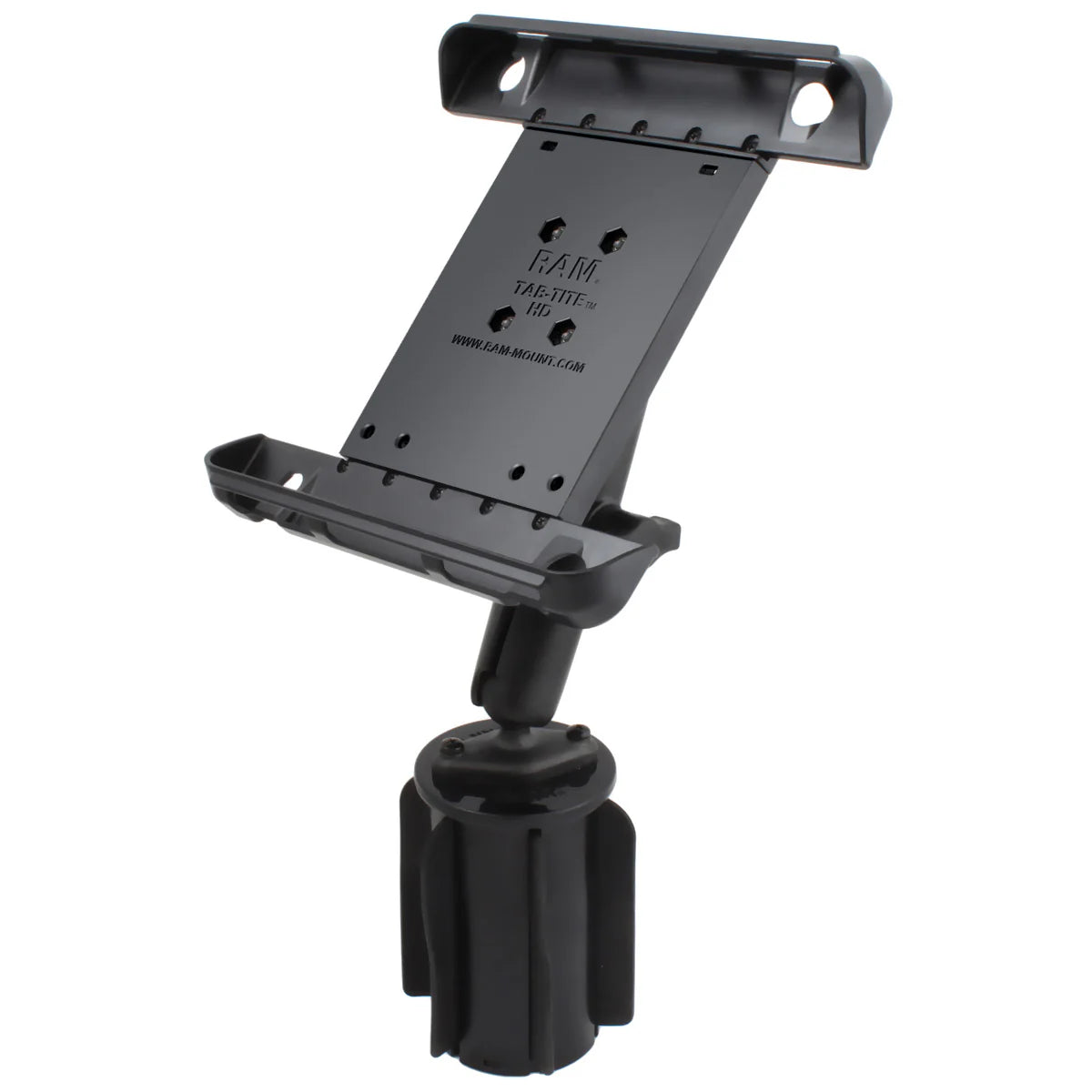 RAM MOUNTS | RAM Tab-Tite Holder with RAM-A-CAN II Cup Holder Mount for iPad 1-4