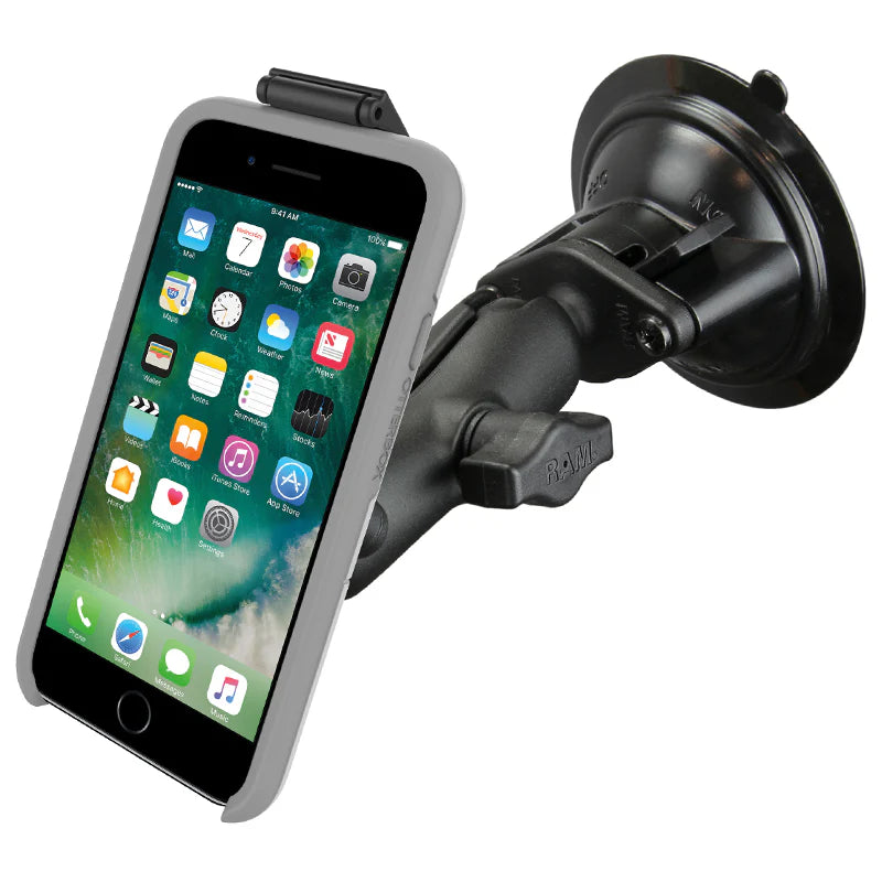 RAM MOUNTS | RAM Twist-Lock Suction Cup Mount for OtterBox uniVERSE Phone Cases