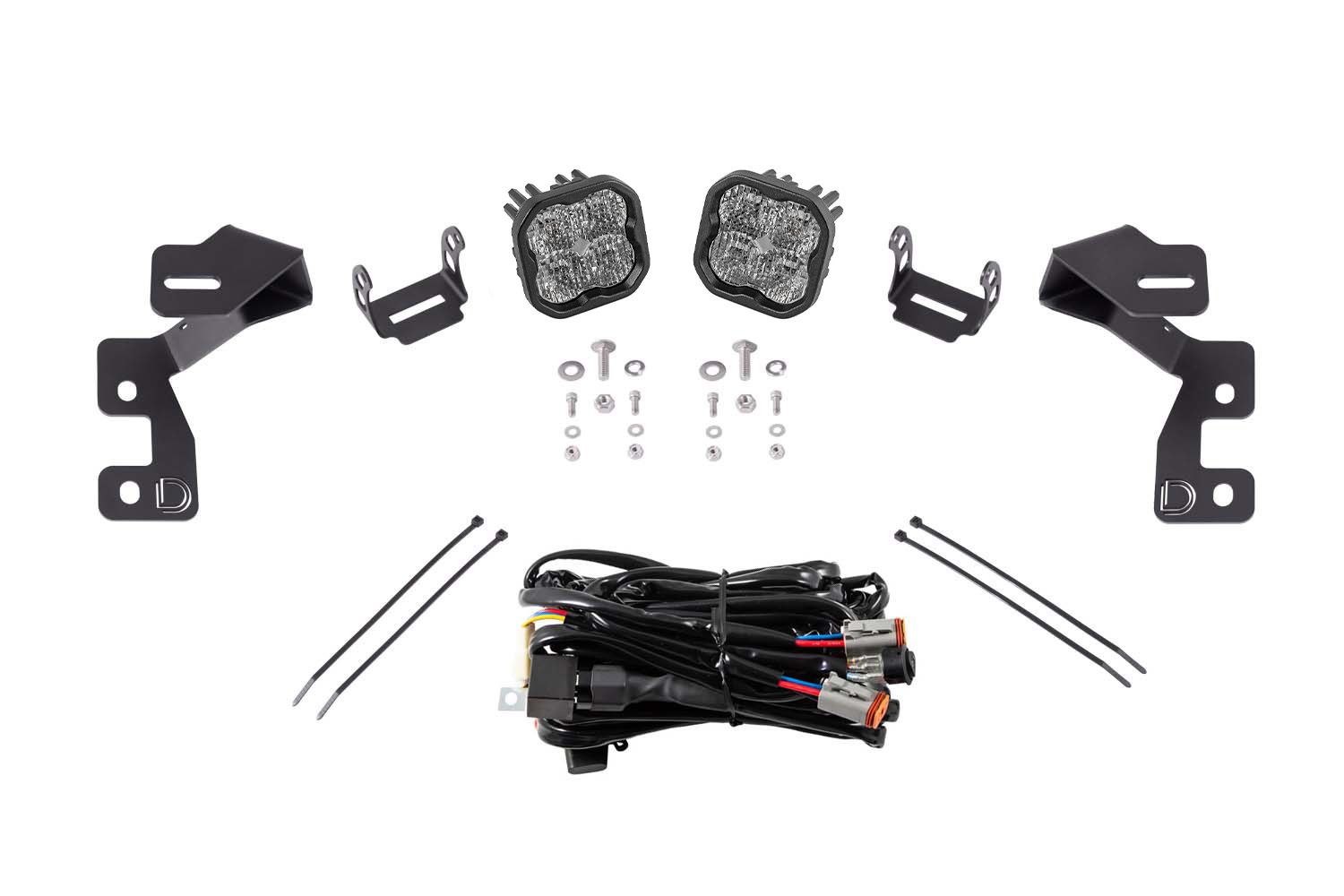 DIODE DYNAMICS | Stage Series Backlit Ditch Light Kit for 2021-2026 Ford Bronco Sport