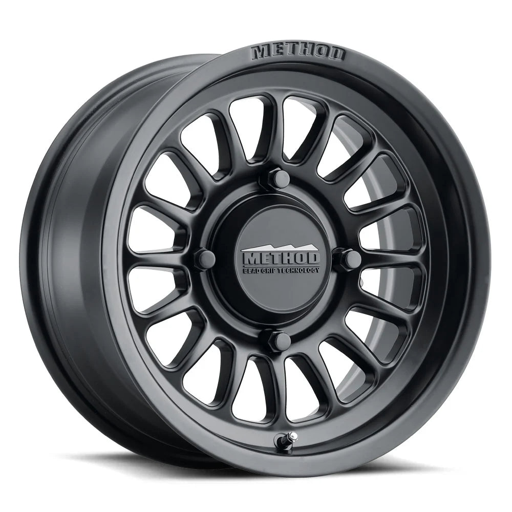 METHOD RACE WHEELS | 411 UTV Bead Grip Matte Black Single Wheel (MR41157047543)