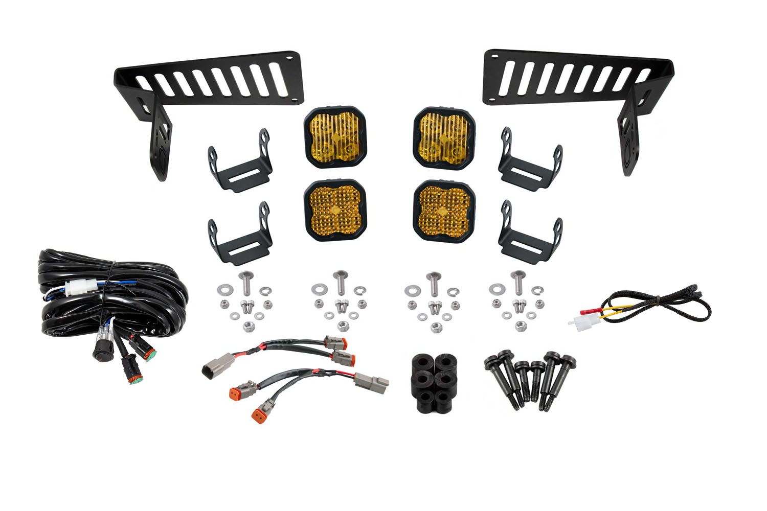 DIODE DYNAMICS | Jeep Gladiator 2020-2025 Cowl Mount LED Brackets