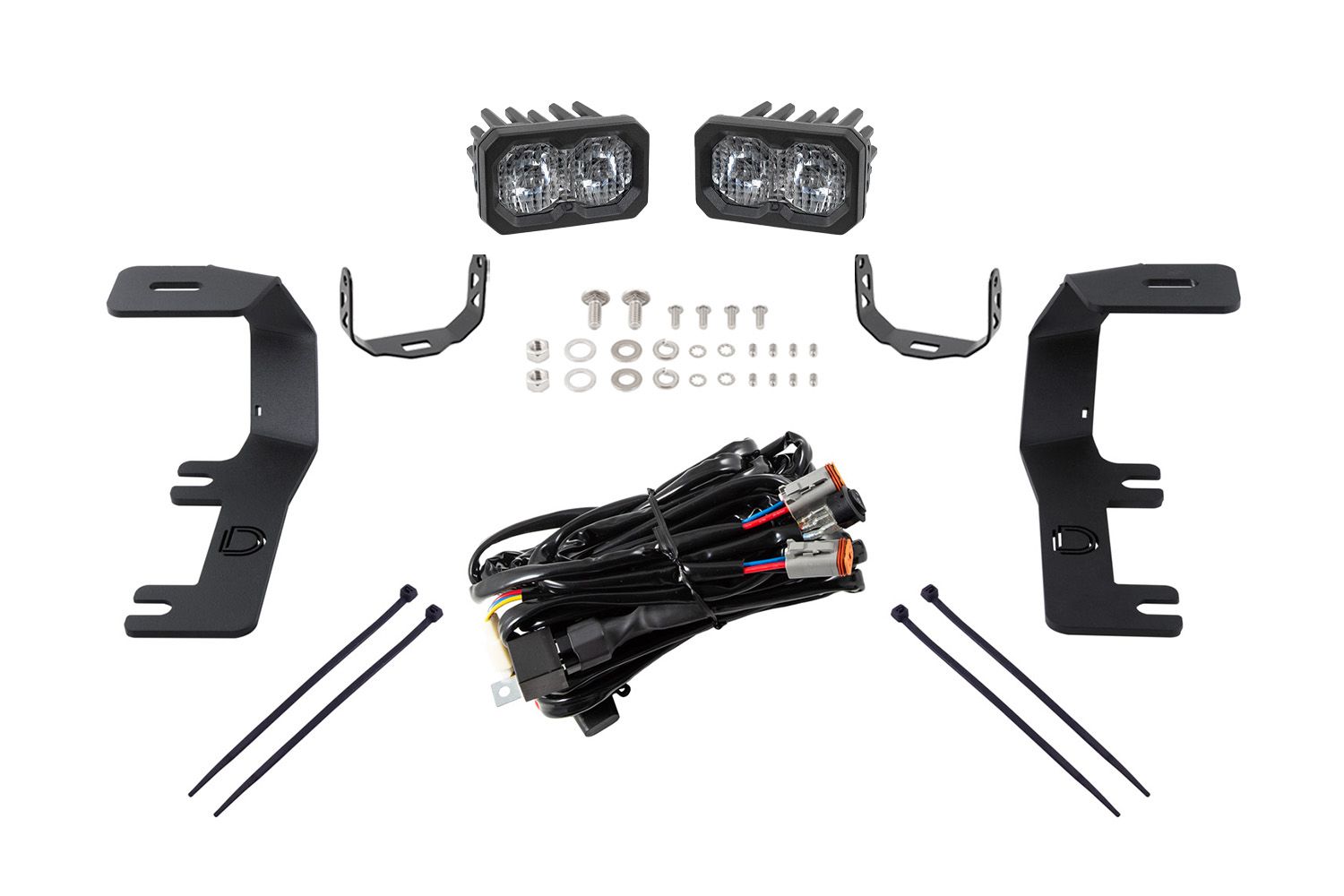 DIODE DYNAMICS | GMC Sierra 1500 2014-2019 Stage Series Backlit Ditch Light Kit