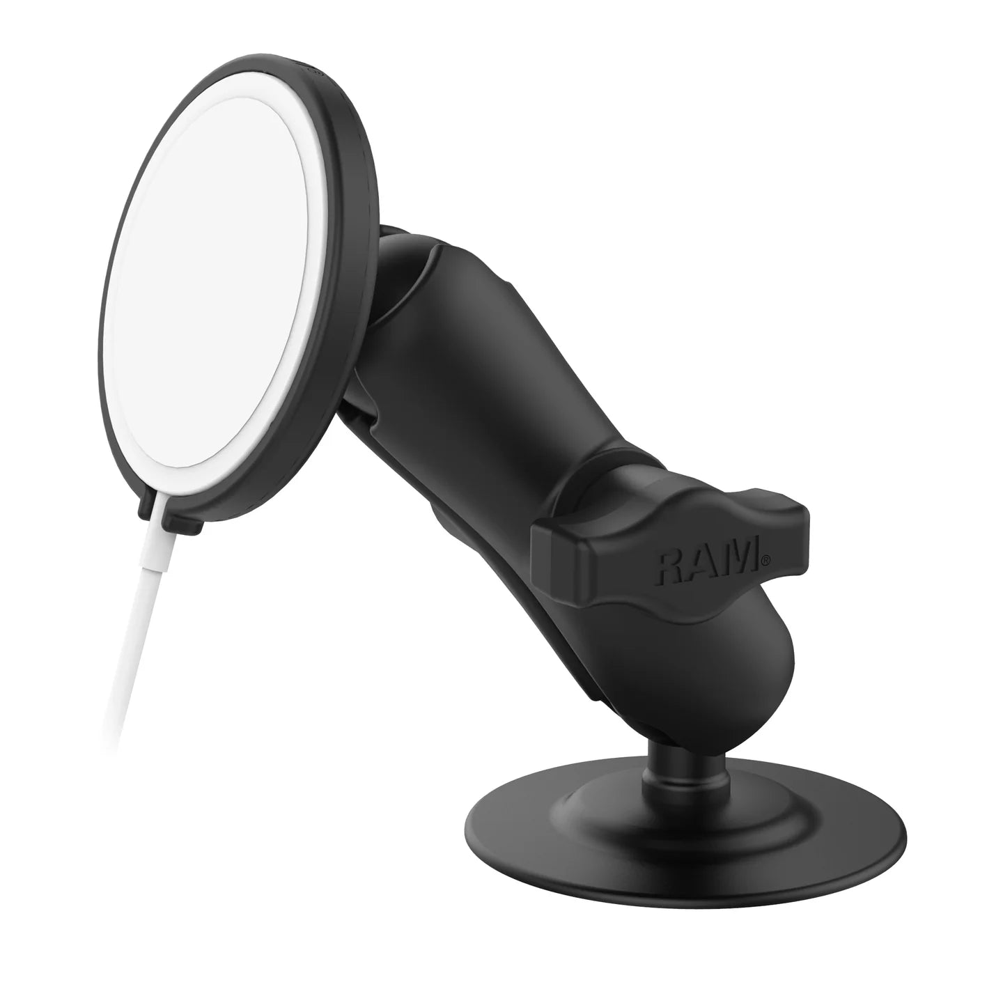 RAM MOUNTS | RAM Flex Adhesive Double Ball Mount for Apple 15W MagSafe