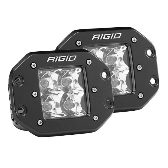 RIGID INDUSTRIES | D-Series Pro Spot Flush Mount Black 2 Lights (212213)