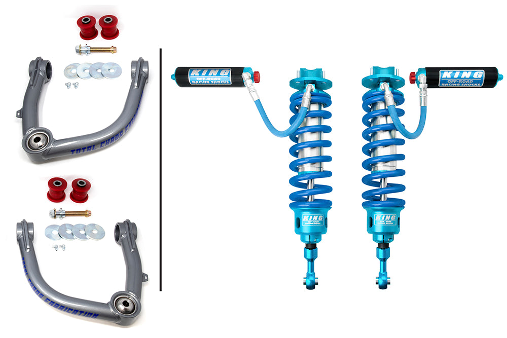 TOTAL CHAOS FABRICATION | Land Cruiser 200 Series (2008 - 2021) Uca W/ Adjustable Coilover 3.0 Inch Diameter Shocks (08-30-K1A)
