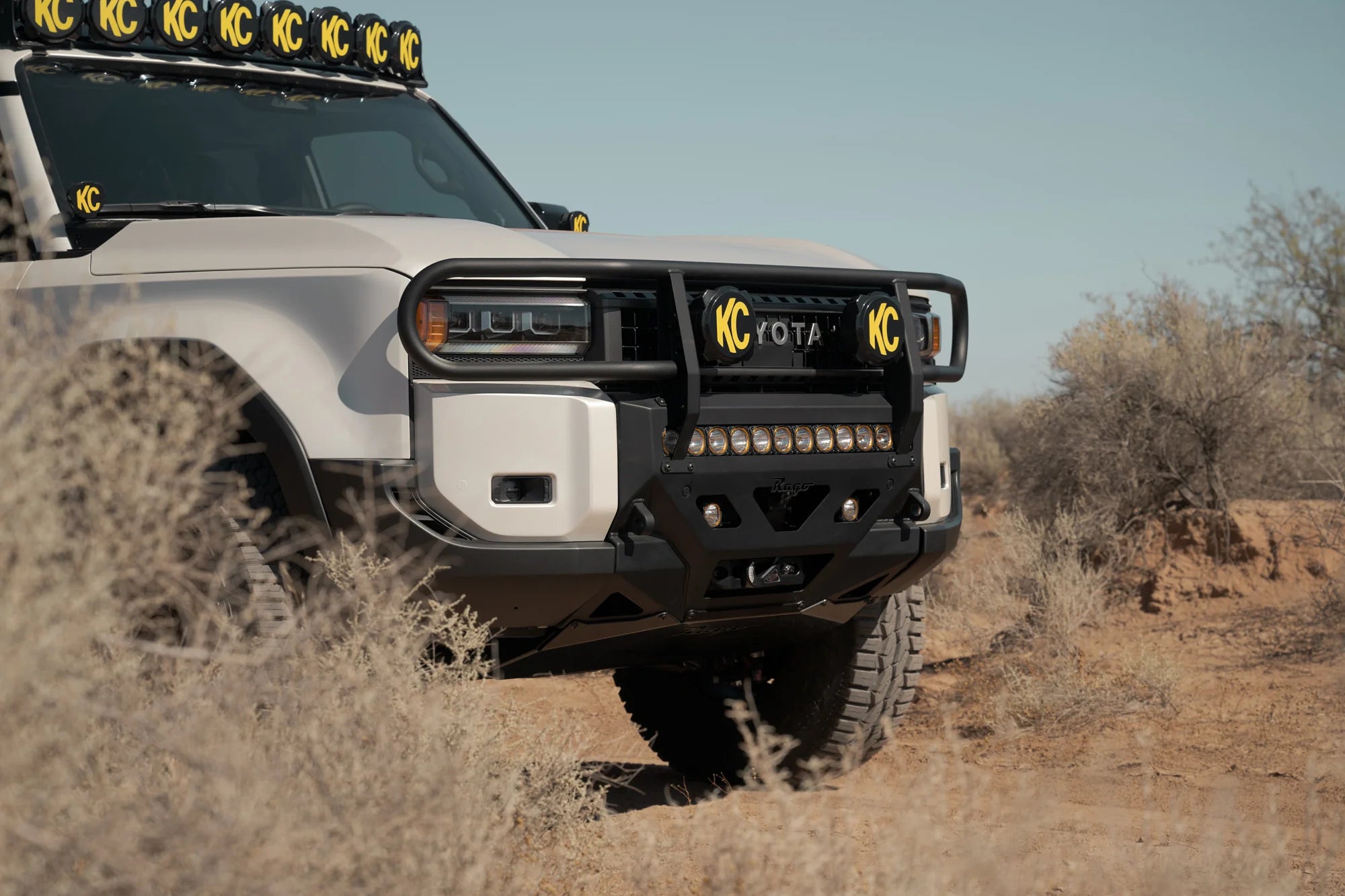 RAGO FABRICATION | 2024+ Toyota Land Cruiser Center Mount Winch Front Bumper