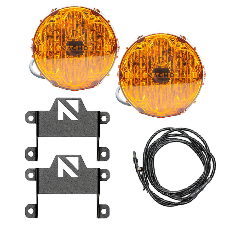 ARB 4X4 | Nacho SAE Only Amber Plug N Play Fog Light Kit (V3BC1KASO)