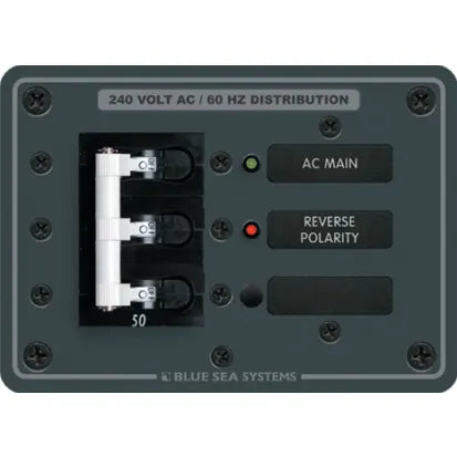 BLUE SEA SYSTEMS | Circuit Breaker Panel 240 Volt AC Main (164539)