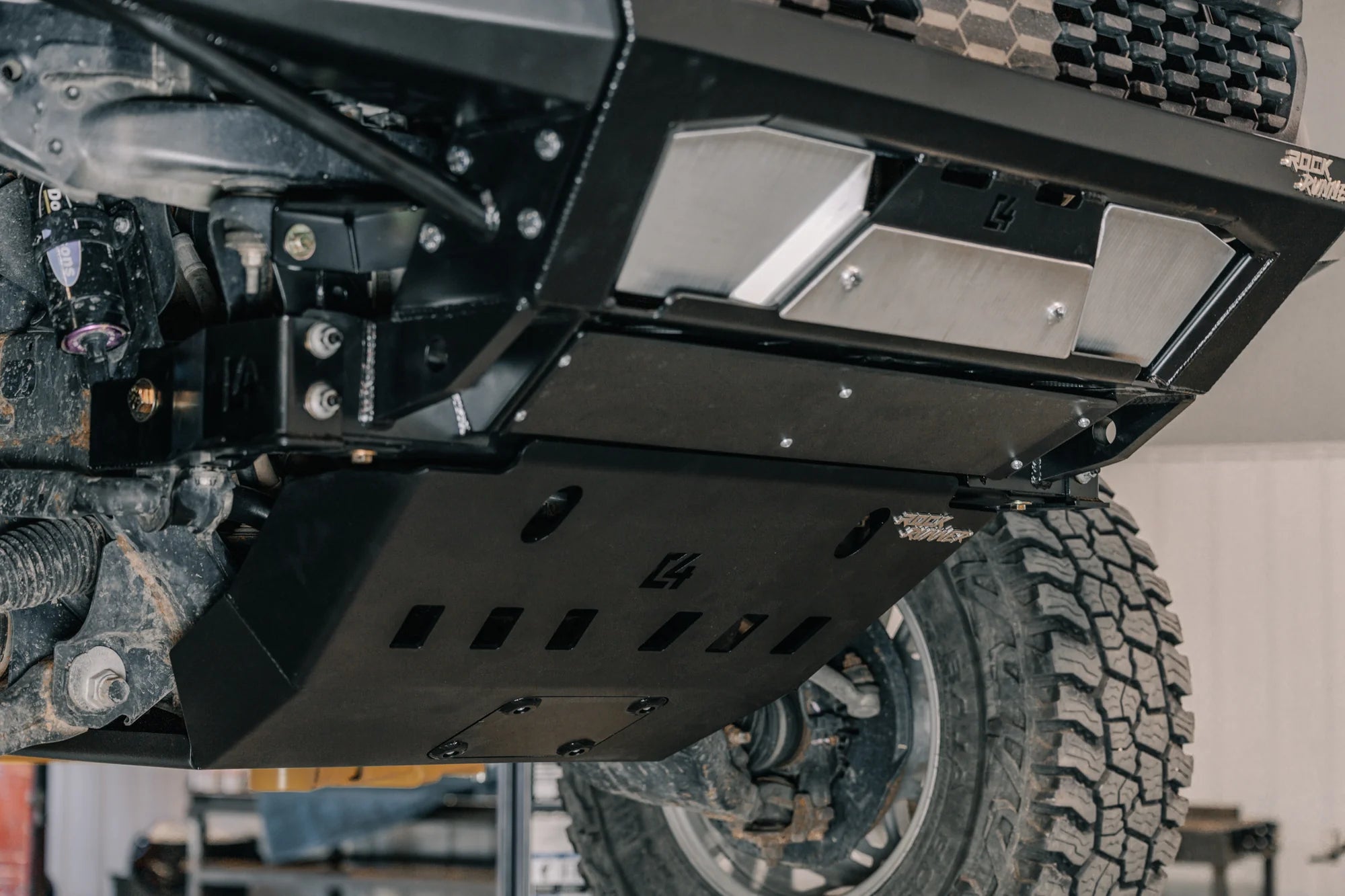 C4 FABRICATION | Tacoma 3rd Gen 2016-2023 Rock Runner Front Skid Plate w/Cross Member Delete