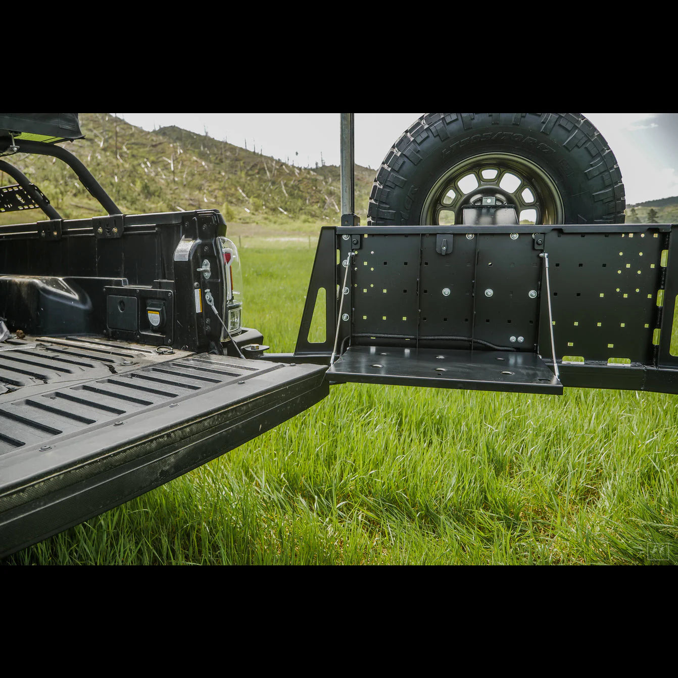 C4 FABRICATION | Tacoma 3rd Gen 2016-2023 Overland Series High Clearance Rear Bumper No Sides Tubes