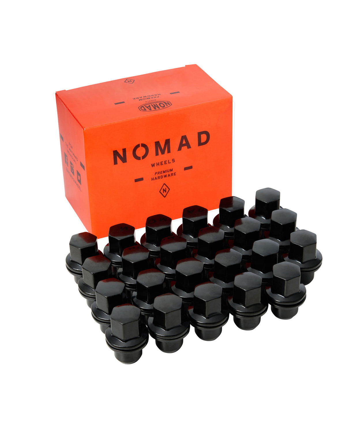 NOMAD WHEELS | 14x1.50 Black Land Rover OE Style Mag Lug Kit (L5309RRBK-23NV)