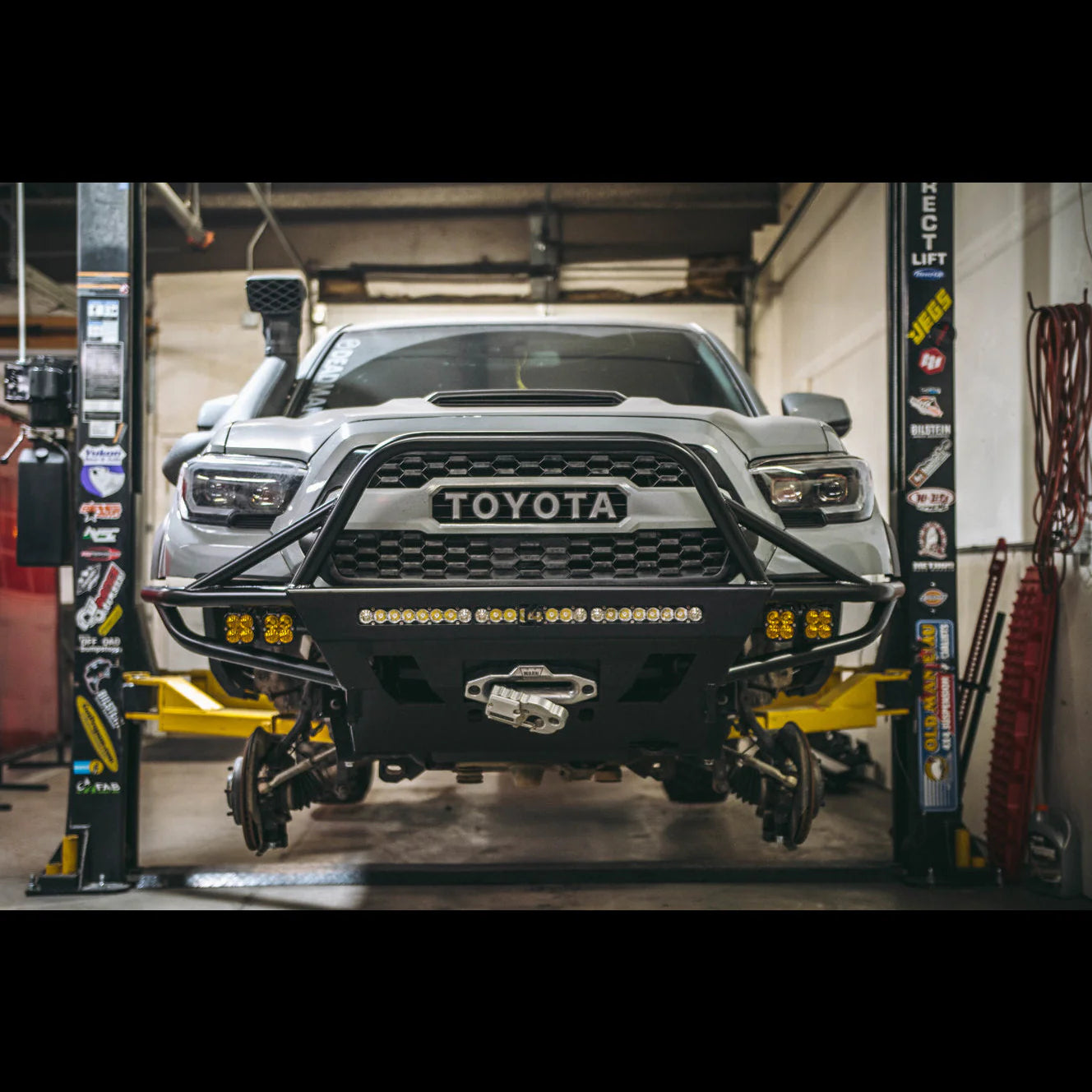 C4 FABRICATION | Tacoma 3rd Gen 2016-2023 Hybrid Front Bumper w/ Mid Height Bull Bar