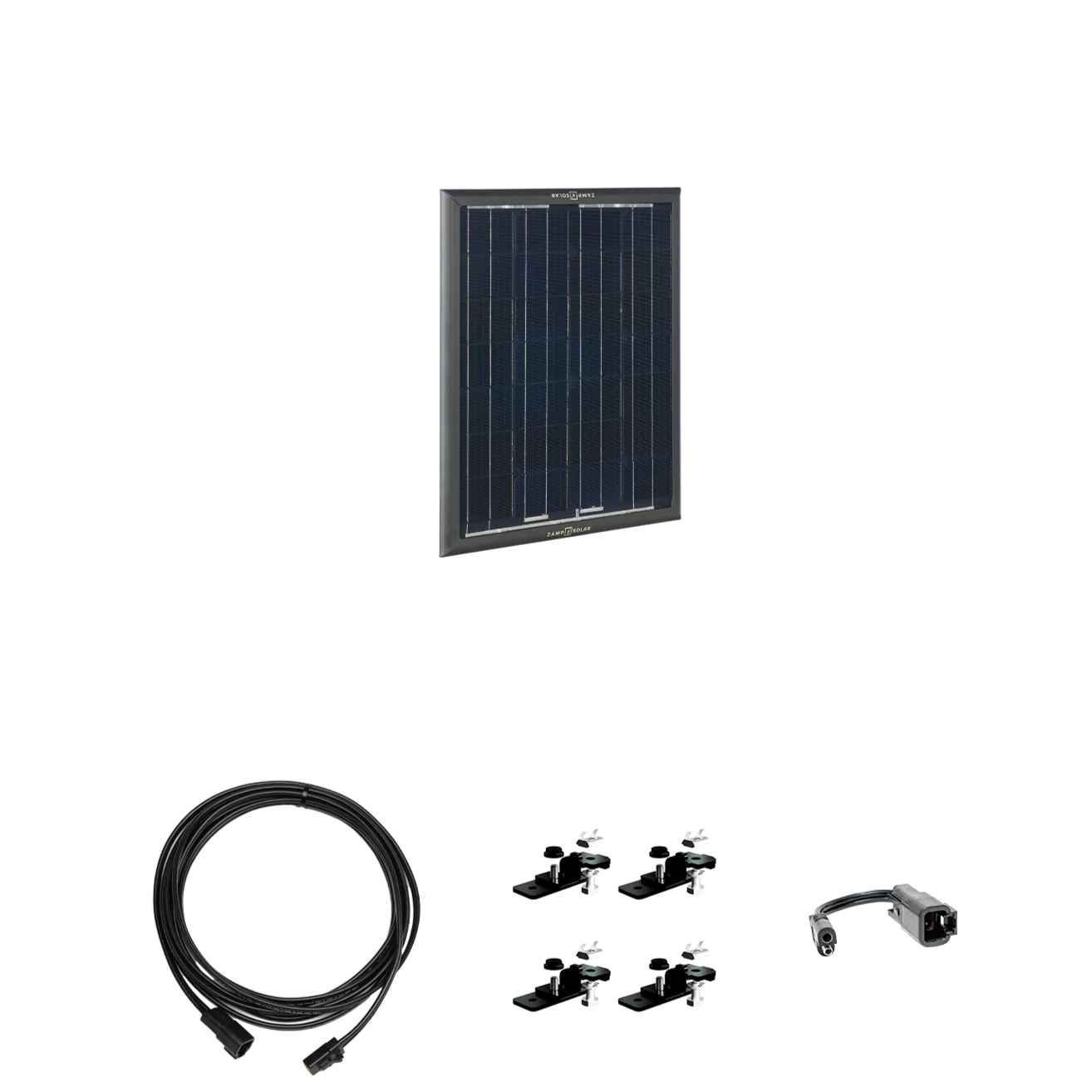 ZAMP SOLAR | Obsidian Series 25 Watt Solar Panel Kit (ZSK1012)