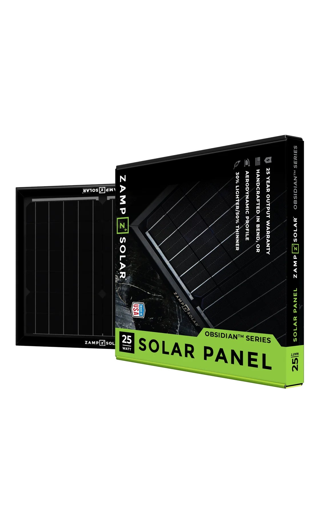 ZAMP SOLAR | Obsidian Series 25 Watt Solar Panel Kit (ZSK1012)