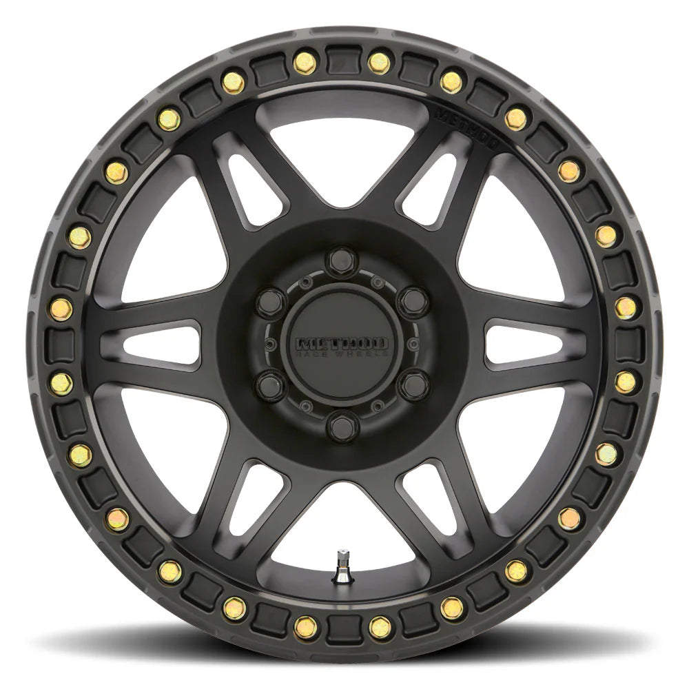 METHOD RACE WHEELS | 106 Beadlock Matte Black Single Wheel (MR10679050544B)
