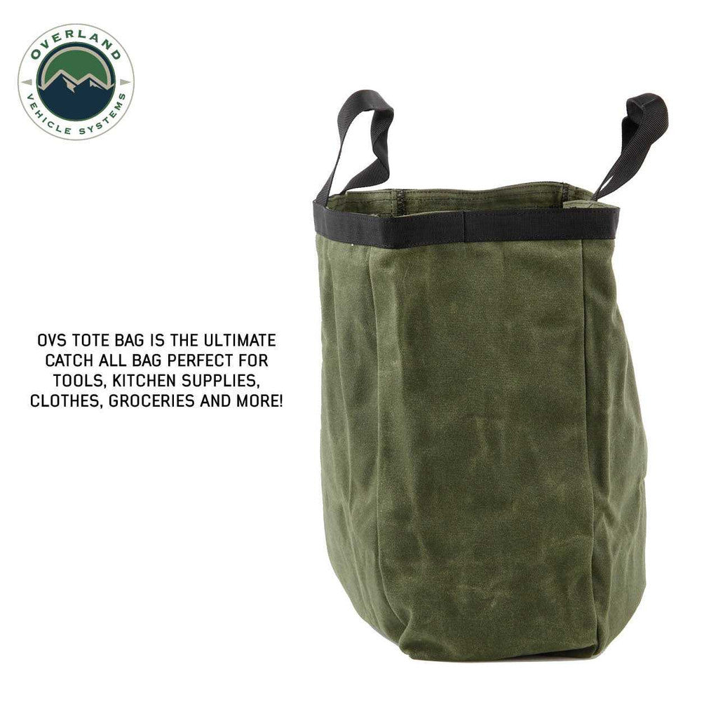 OVERLAND VEHICLE SYSTEMS | Tote Bag #16 Waxed Canvas (SKU:21159941)