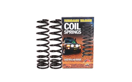 TERRAIN TAMER | Land Cruiser 70 Series FZJ78/79 & GDJ78/79 & GRJ78/79 & HDJ78/79 & HZJ78/79 & VDJ78/79 From 8/1999 Front Coil Spring Raised Height 2" 220lb (TTCS-2305T)