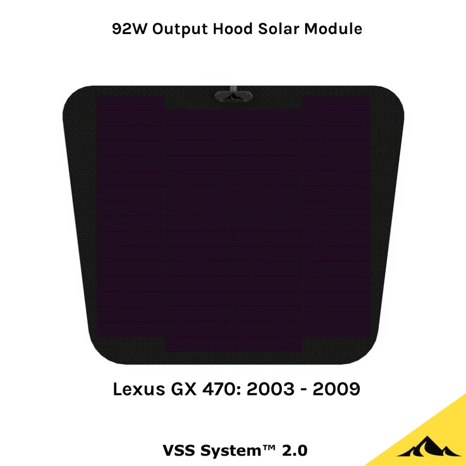 CASCADIA 4X4 | Lexus GX 470 (2003-2009) Hood Solar Panel VSS System 2.0