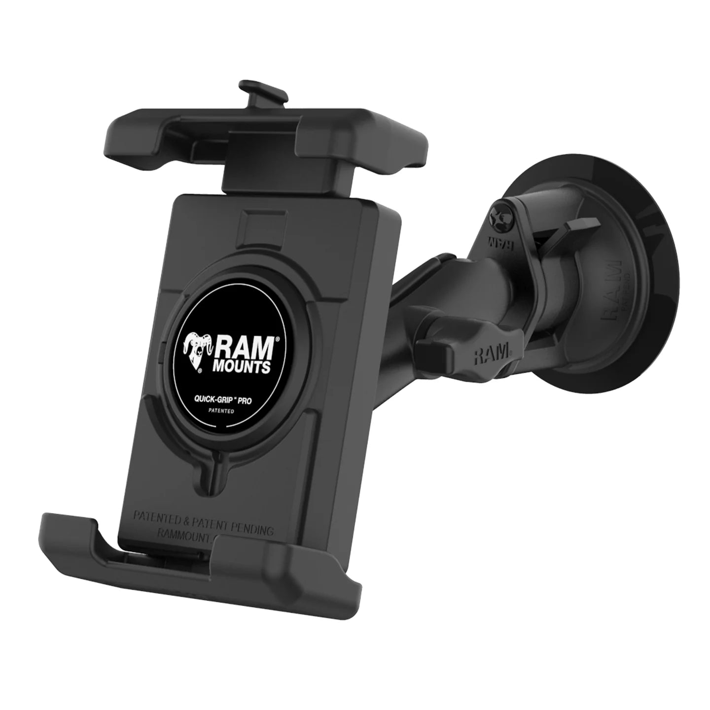 RAM MOUNTS | RAM Quick-Grip Pro XL Phone Mount with Twist-Lock Suction Cup
