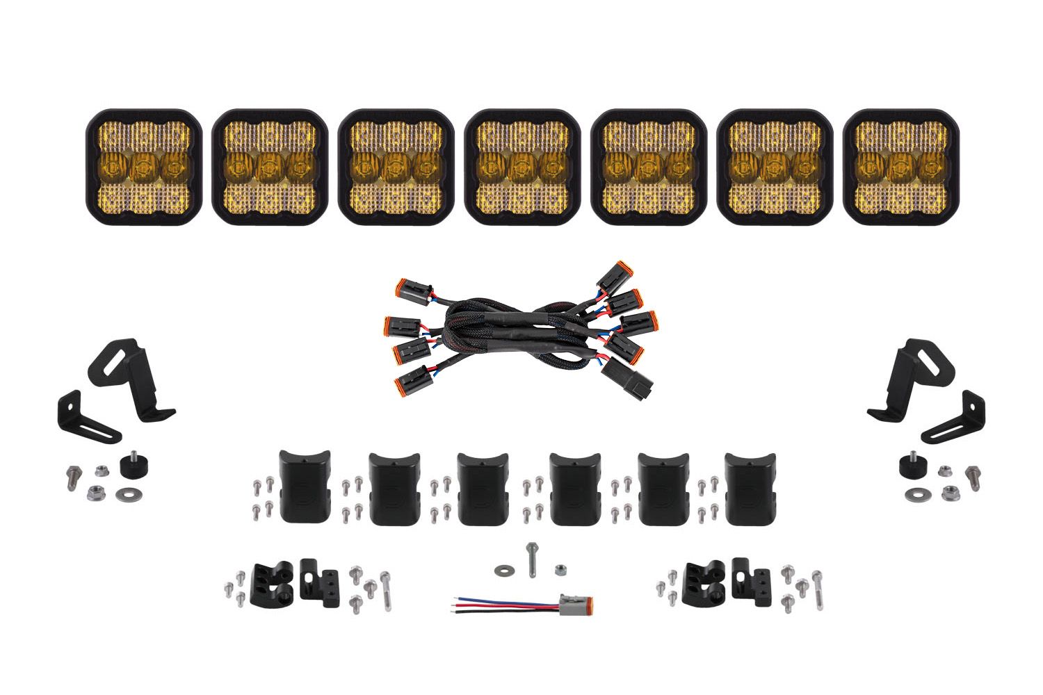 DIODE DYNAMICS | SS5 CrossLink 7-Pod LED Light Bar (One)