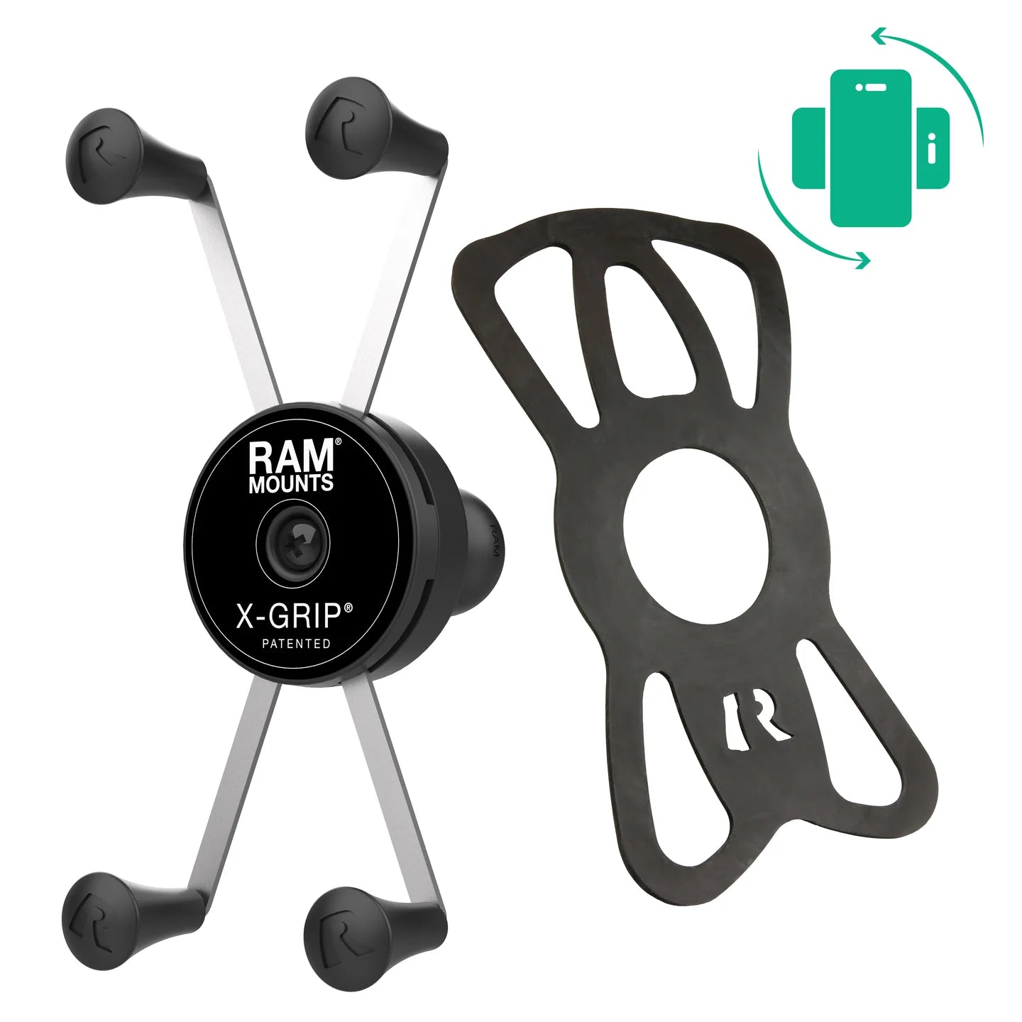 RAM MOUNTS | RAM Rotating X-Grip Large Phone Holder with Ball - B Size